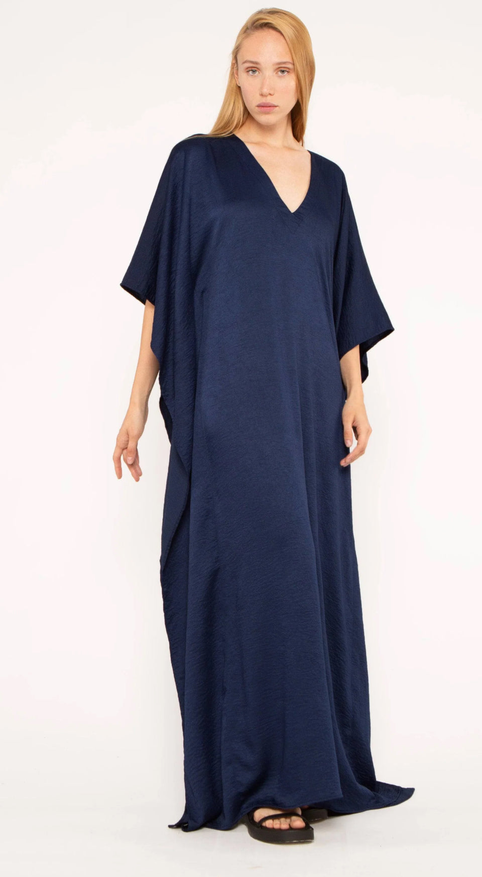 Ripley Rader Satin Crepe Caftan