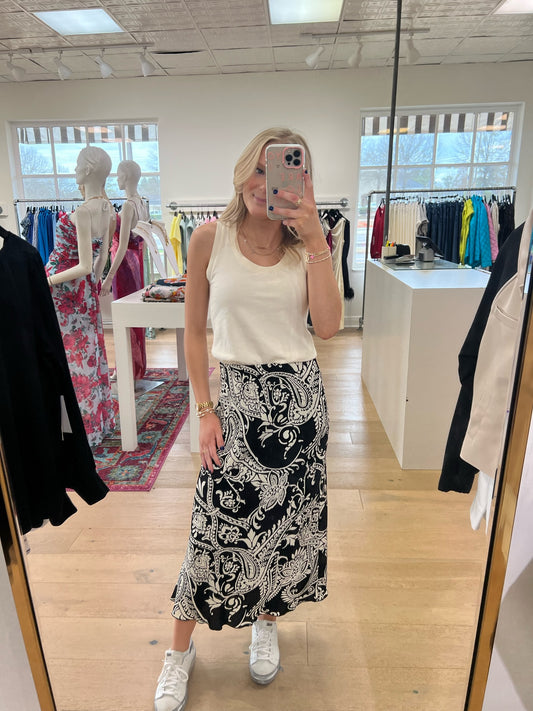 Fifteen Twenty Bias Midi Skirt