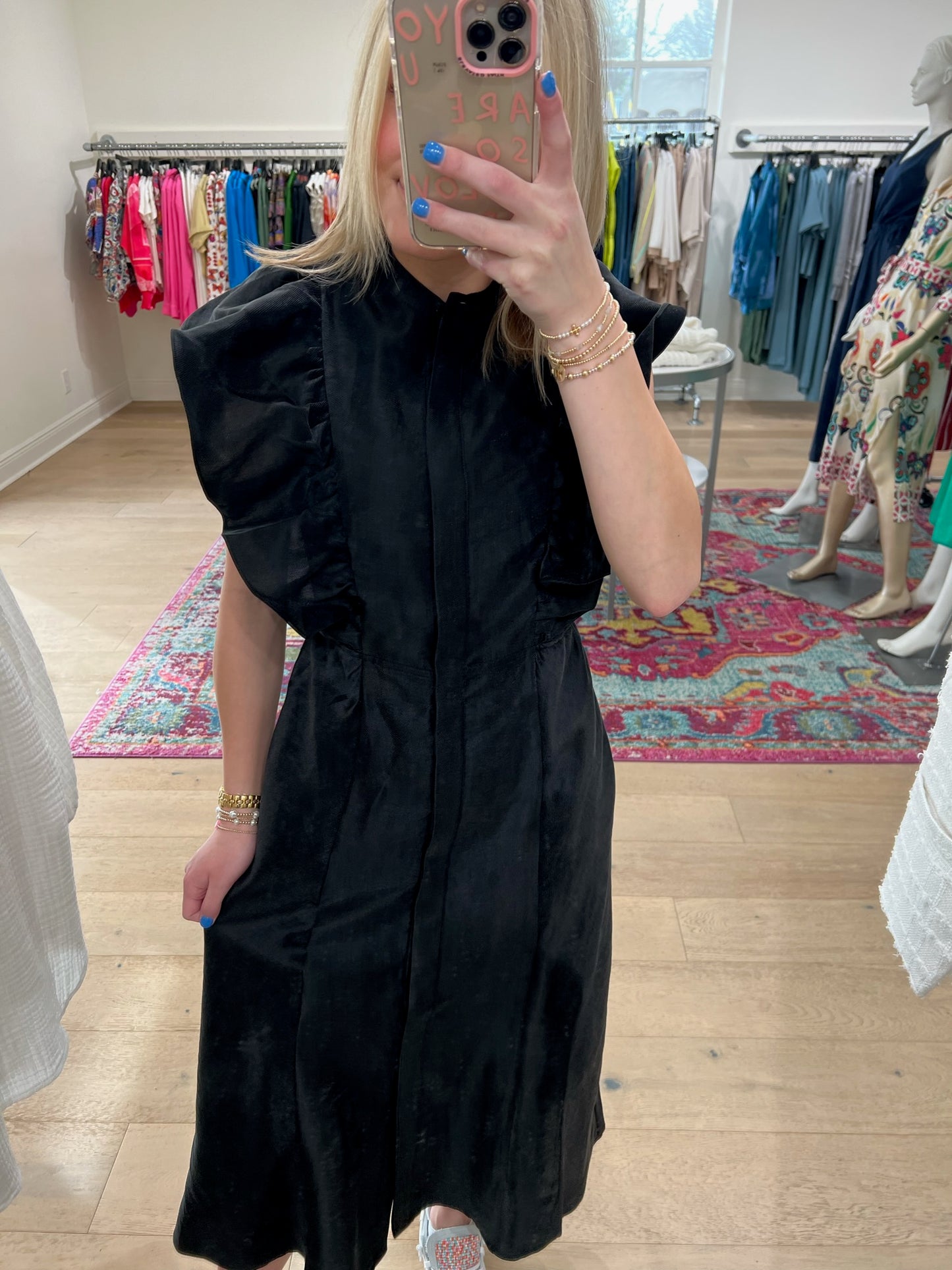 Jessie Liu Button Down Dress